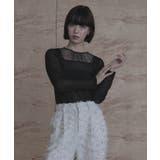 シアー切替ベロアトップス【miette ミエット】 | titivate | 詳細画像11 