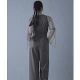 ダブルベルトアメリカンスリーブオールインワン【miette ミエット】 | titivate | 詳細画像7 