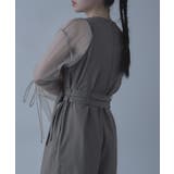 ダブルベルトアメリカンスリーブオールインワン【miette ミエット】 | titivate | 詳細画像8 