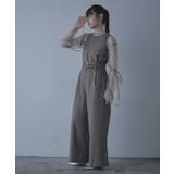 ダブルベルトアメリカンスリーブオールインワン【miette ミエット】 | titivate | 詳細画像10 