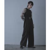 ダブルベルトアメリカンスリーブオールインワン【miette ミエット】 | titivate | 詳細画像17 