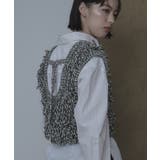 バックベルトループニットベスト【miette ミエット】 | titivate | 詳細画像10