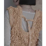 バックベルトループニットベスト【miette ミエット】 | titivate | 詳細画像15