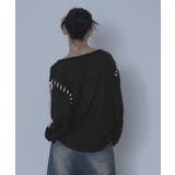 配色ステッチボートネックシアーニット【miette ミエット】 | titivate | 詳細画像7 