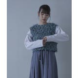 前後2wayチュールジャガードベスト【miette ミエット】 | titivate | 詳細画像22 