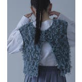 前後2wayチュールジャガードベスト【miette ミエット】 | titivate | 詳細画像6 