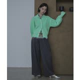 BIGボタン襟付きニットカーディガン【miette ミエット】 | titivate | 詳細画像2 