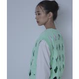 スラッシュケーブルニットベスト【miette ミエット】 | titivate | 詳細画像4