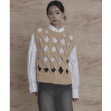 スラッシュケーブルニットベスト【miette ミエット】 | titivate | 詳細画像6