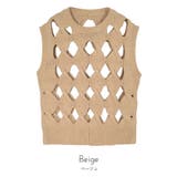 スラッシュケーブルニットベスト【miette ミエット】 | titivate | 詳細画像11