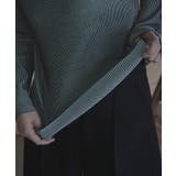 ショルダーカットバイカラーリブニット【miette ミエット】 | titivate | 詳細画像18 