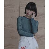ショルダーカットバイカラーリブニット【miette ミエット】 | titivate | 詳細画像6 