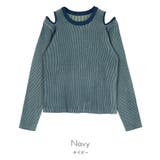 ショルダーカットバイカラーリブニット【miette ミエット】 | titivate | 詳細画像13 