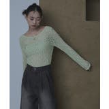 前後2wayUネックレーストップス【miette ミエット】 | titivate | 詳細画像11 