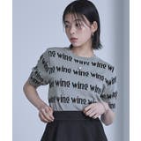 5分袖ロゴニット【miette ミエット】 | titivate | 詳細画像19 