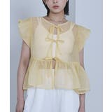 バルーンスリーブリボンシアーブラウス【miette ミエット】 | titivate | 詳細画像12