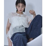 バルーンスリーブリボンシアーブラウス【miette ミエット】 | titivate | 詳細画像14