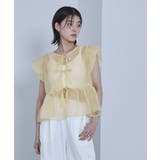 バルーンスリーブリボンシアーブラウス【miette ミエット】 | titivate | 詳細画像19