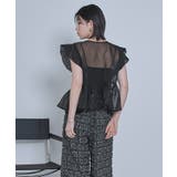 バルーンスリーブリボンシアーブラウス【miette ミエット】 | titivate | 詳細画像26