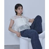 バルーンスリーブリボンシアーブラウス【miette ミエット】 | titivate | 詳細画像2