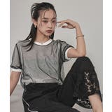 チュールレイヤードメッシュトップス【miette ミエット】 | titivate | 詳細画像19