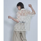 オープンカラーレースシャツ【miette ミエット】 | titivate | 詳細画像16 