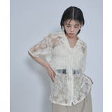 オープンカラーレースシャツ【miette ミエット】 | titivate | 詳細画像19 