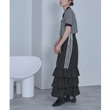 サイドラインナイロンティアードスカート【miette ミエット】 | titivate | 詳細画像19