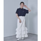 サイドラインナイロンティアードスカート【miette ミエット】 | titivate | 詳細画像23