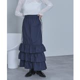 サイドラインナイロンティアードスカート【miette ミエット】 | titivate | 詳細画像24