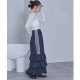 サイドラインナイロンティアードスカート【miette ミエット】 | titivate | 詳細画像26