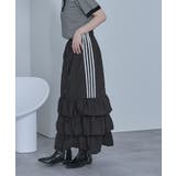 サイドラインナイロンティアードスカート【miette ミエット】 | titivate | 詳細画像4