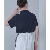 アシンメトリーカラーポロシャツ【miette ミエット】 | titivate | 詳細画像3