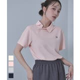 アシンメトリーカラーポロシャツ【miette ミエット】 | titivate | 詳細画像1