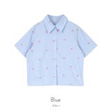 アソート刺繍半袖シャツ【miette ミエット】 | titivate | 詳細画像11 