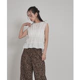シャーリングリボンノースリーブトップス【miette ミエット】 | titivate | 詳細画像22