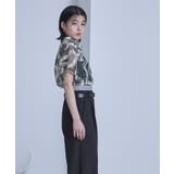 アソートプリント半袖シアーシャツ【miette ミエット】 | titivate | 詳細画像17 