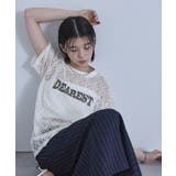 レースロゴビッグTシャツ【miette ミエット】 | titivate | 詳細画像15 