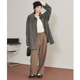 フェイクスエードステンカラージャケット【miette ミエット】 | titivate | 詳細画像15 