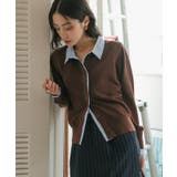 シャツレイヤード風カーディガン【miette ミエット】 | titivate | 詳細画像28 