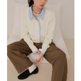 シャツレイヤード風カーディガン【miette ミエット】 | titivate | 詳細画像7 