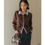 シャツレイヤード風カーディガン【miette ミエット】 | titivate | 詳細画像8 