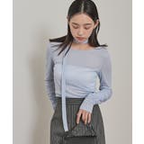 タイ付きシャーリングシアートップス【miette ミエット】 | titivate | 詳細画像31 
