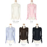 タイ付きシャーリングシアートップス【miette ミエット】 | titivate | 詳細画像20 