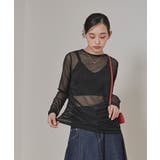 前後2wayギャザードレープシアートップス【miette ミエット】 | titivate | 詳細画像8 