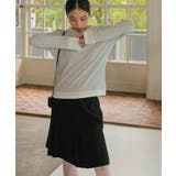 レイヤード風クルーネックカットソートップス【miette ミエット】 | titivate | 詳細画像9 