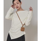 アシンメトリーオフショルダートップス【miette ミエット】 | titivate | 詳細画像12 