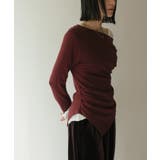 アシンメトリーオフショルダートップス【miette ミエット】 | titivate | 詳細画像2 