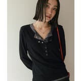 レイヤード風ヘンリーネックトップス【miette ミエット】 | titivate | 詳細画像27 