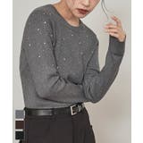 ビジュークルーネックニット【miette ミエット】 | titivate | 詳細画像1